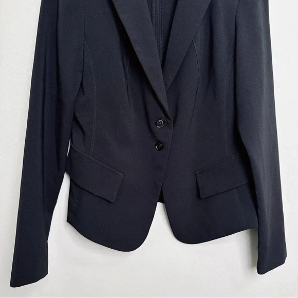 Joseph Ribkoff  Womens 8 Stretch Button Jersey Career Blazer In Black - Picture 5 of 14